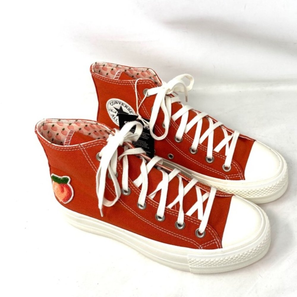 Converse Chuck Taylor Lift Platform Mantra Orange Women's Shoes Canvas A03175C - Picture 4 of 11